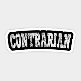 Contrarian Sticker